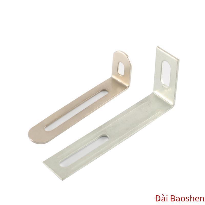 Khuyến mại gia cố điều chỉnh mã góc hoạt động 90 độ giá đỡ hình chữ L sắt mảnh phụ kiện nội thất kết nối mảnh chia hỗ trợ laminate hình tam giác