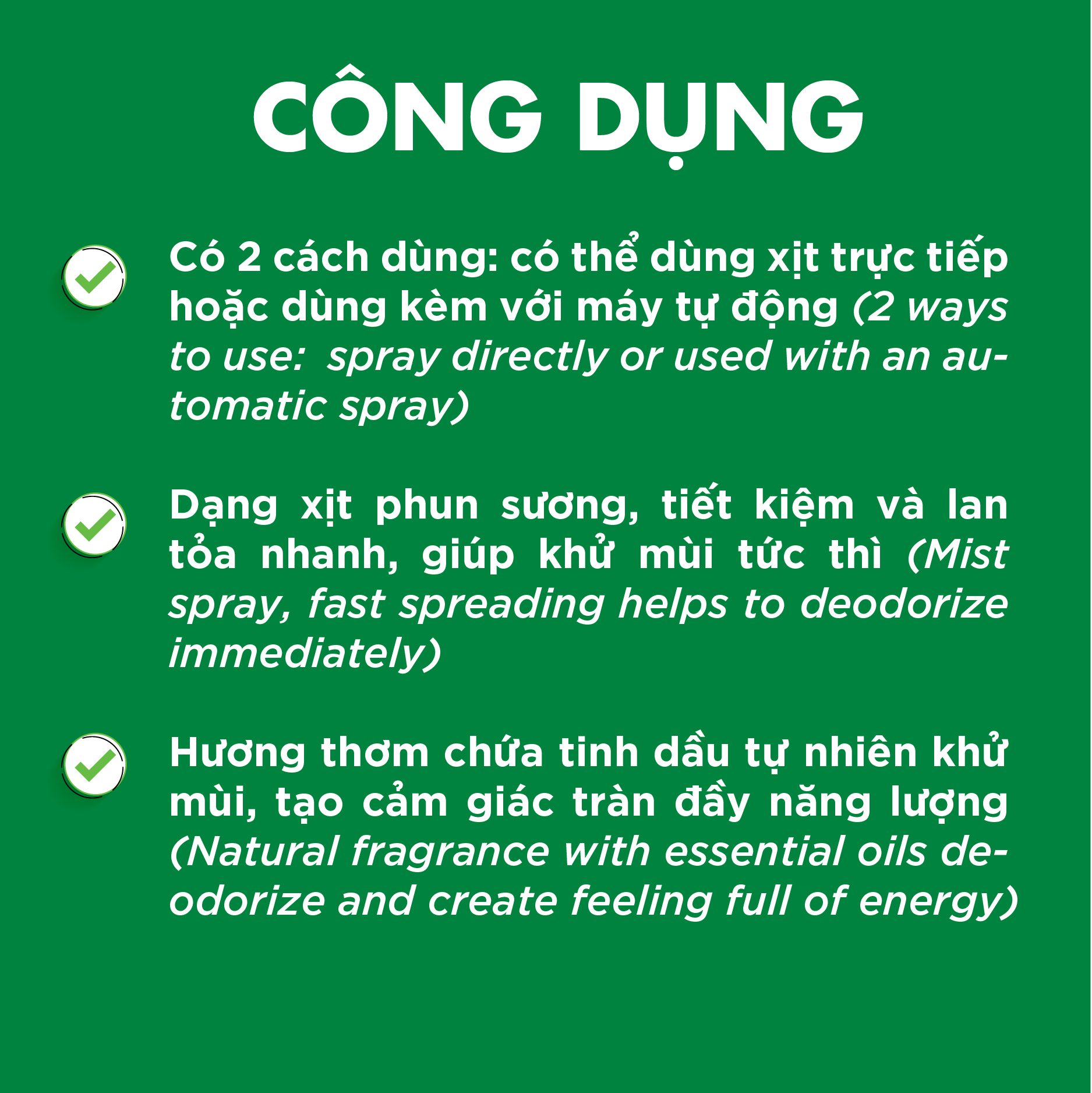 Lõi xịt phòng tự động AIRWICK, Anh Quốc, lan tỏa hương thơm tức thì, tinh dầu thiên nhiên, sử dụng lên tới 70 ngày 250ml