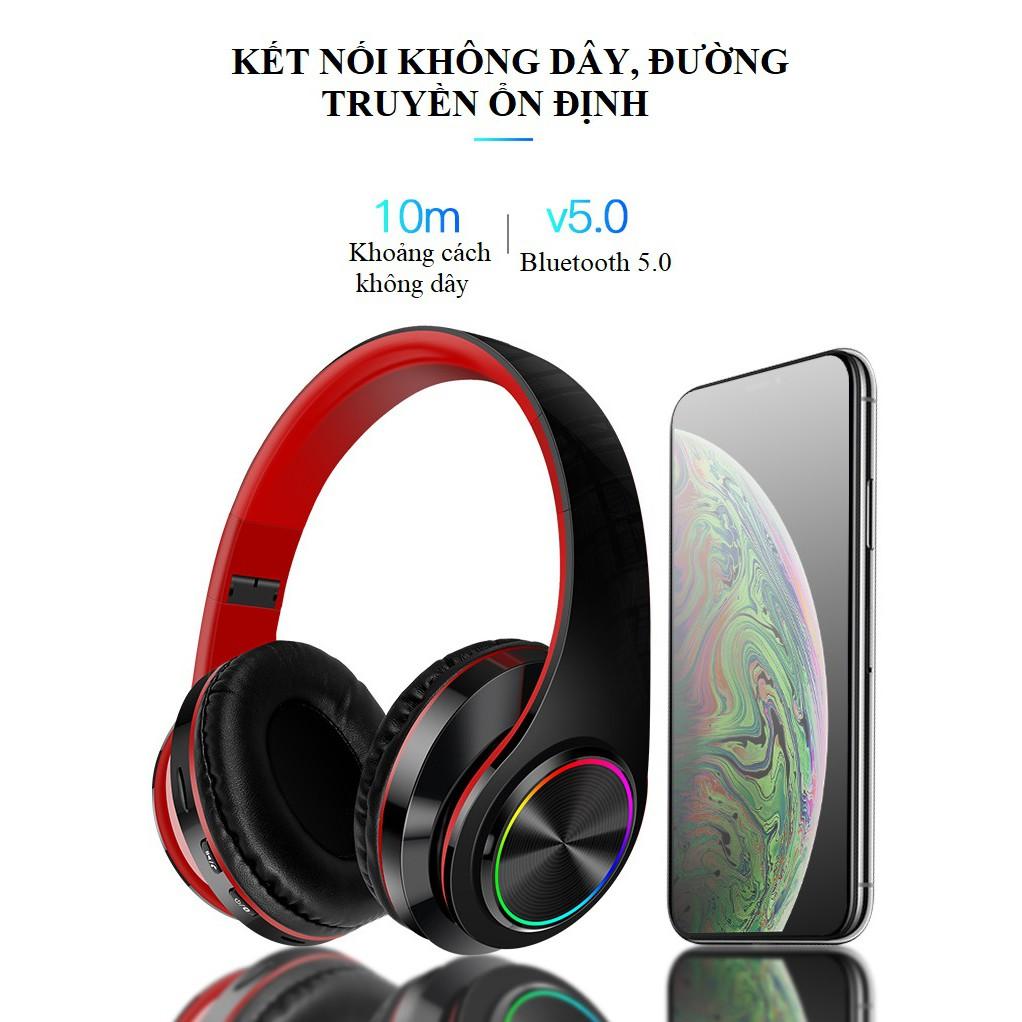 Tai Nghe Chụp Tai ️️ Tai Nghe Bluetooth Âm Thanh Chân Thực, Sống Động - Tai Nghe B39 Lót Tai Êm Ái Thoải Mái