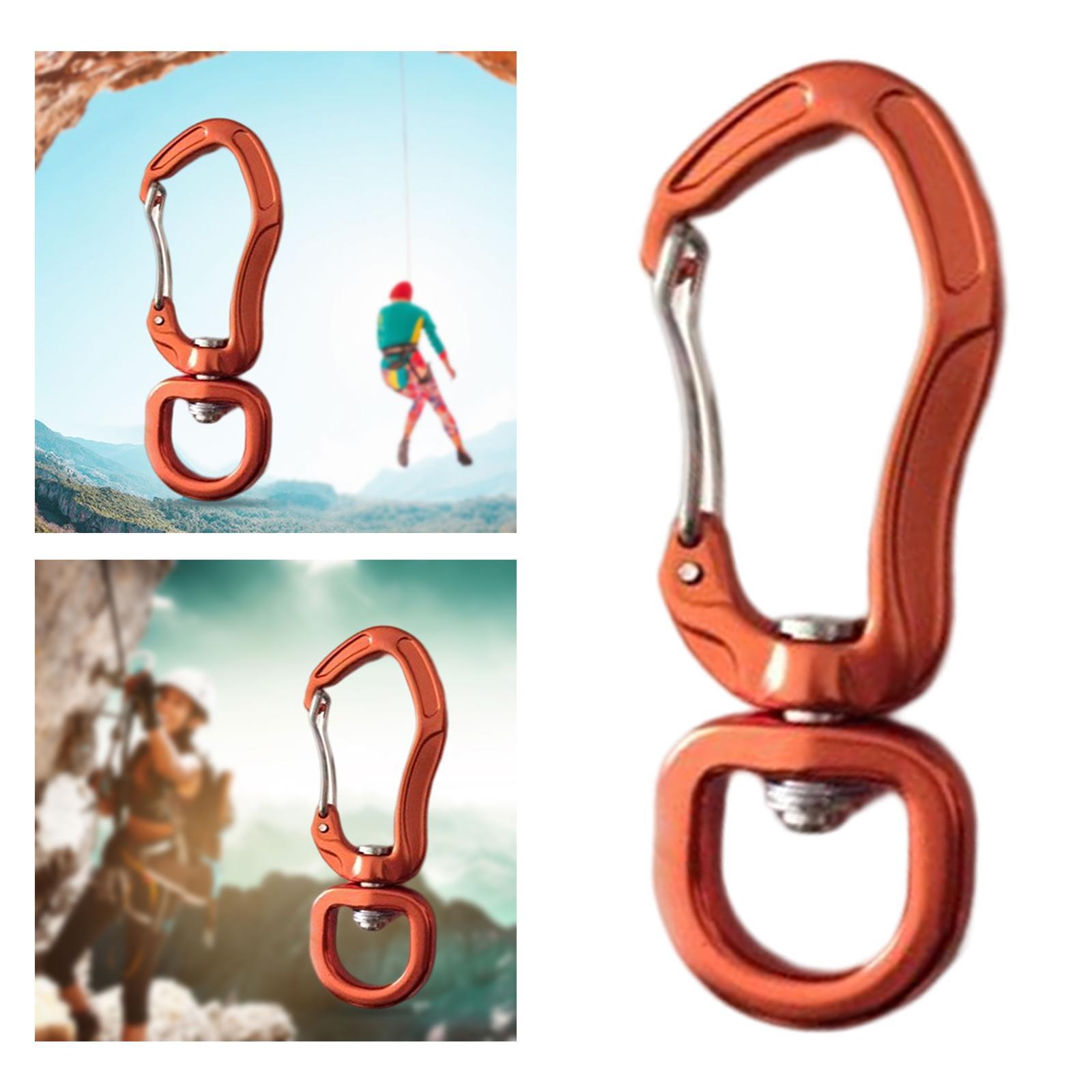 360° Rotating Swivel Carabiner Clip for Hammock Hanging Camping Dog Leash