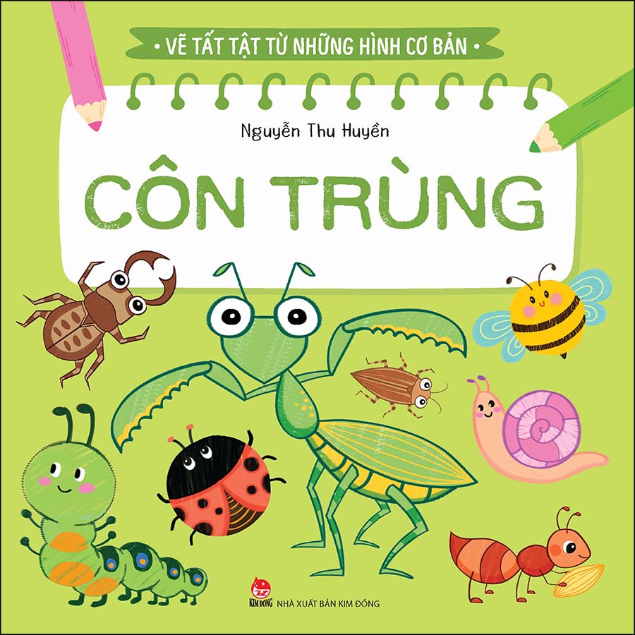 Vẽ Tất Tật Từ Những Hình Cơ Bản - Côn Trùng