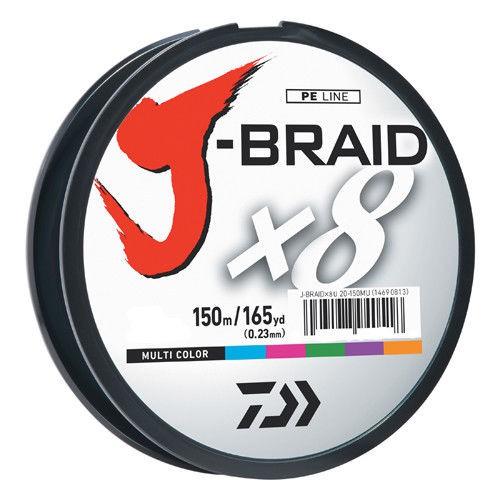 Dù câu cá X8 Jbraid 7 màu Nhật 100m chất lượng - Top1VN