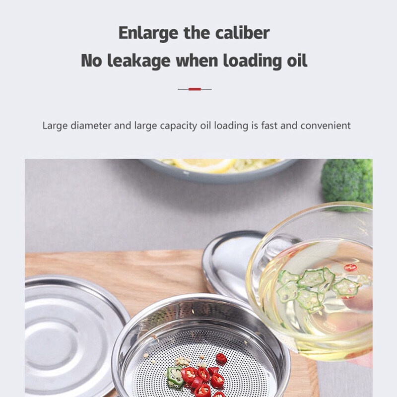 Ca lọc cặn dầu Inox - Màu ngẫu nhiên