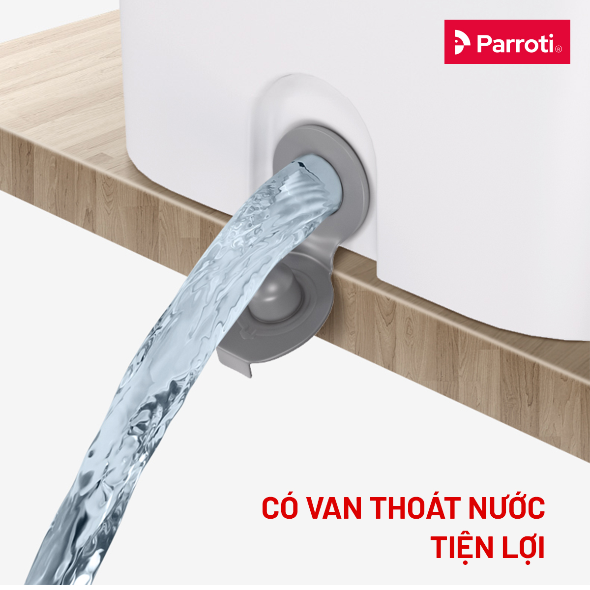 Bộ lau nhà tự vắt thông minh, chổi lau nhà 360 độ, lau sạch khô nhanh - Parroti ProMax PX01