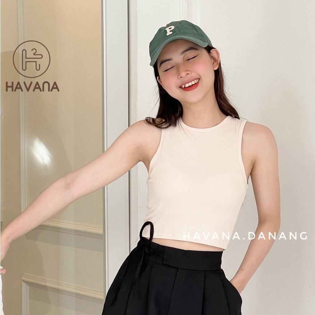 Áo ba lỗ nữ, croptop sát nách nữ ôm body