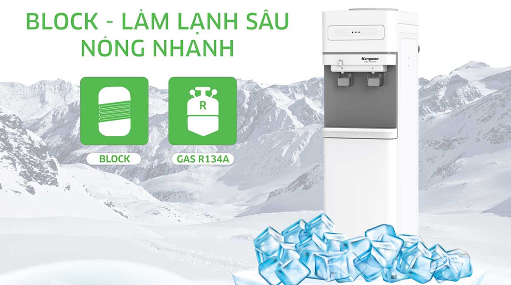 Cây nước nóng lạnh Kangaroo KG36A2 - hàng chính hãng