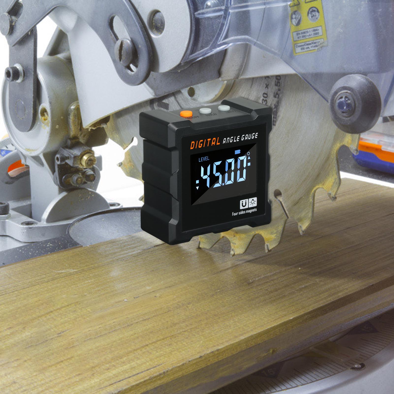 Digital Level Protractor Inclinometer Mag-netic Level Angle Meter Angle Finder Level Box Angle Measuring Tool for