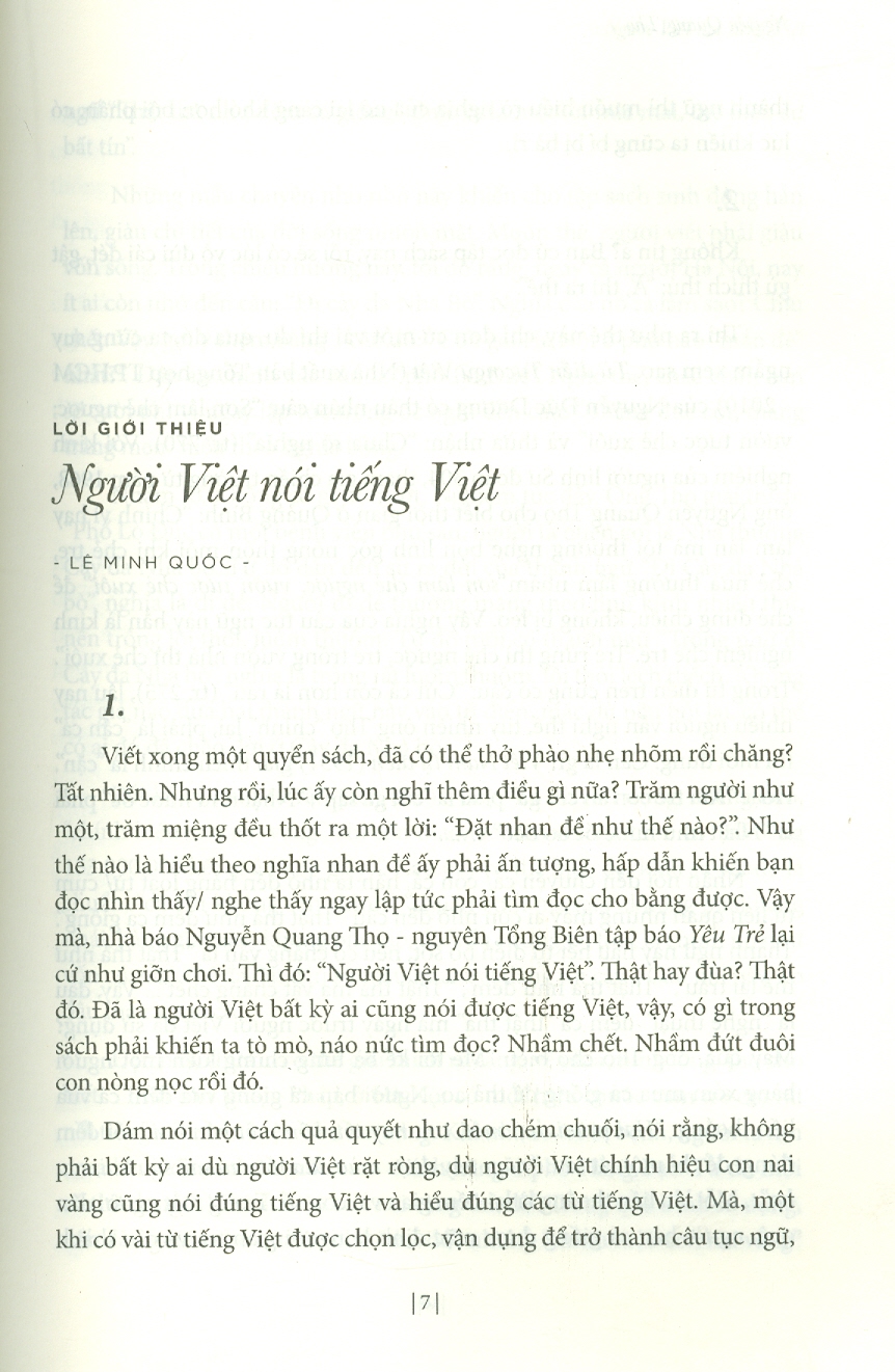 Người Việt Nói Tiếng Việt