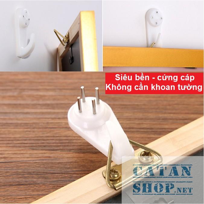 Đinh 3 chân treo tranh ảnh, móc chìa khóa,móc treo đồ đóng tường tiện lợi không cần khoan tường GD382-DinhTT