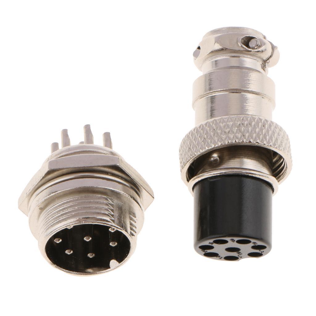 5pair GX16 Air Plug Aviation Plug And Socket Connectors Cable Plug Socket GX16-8 Pin