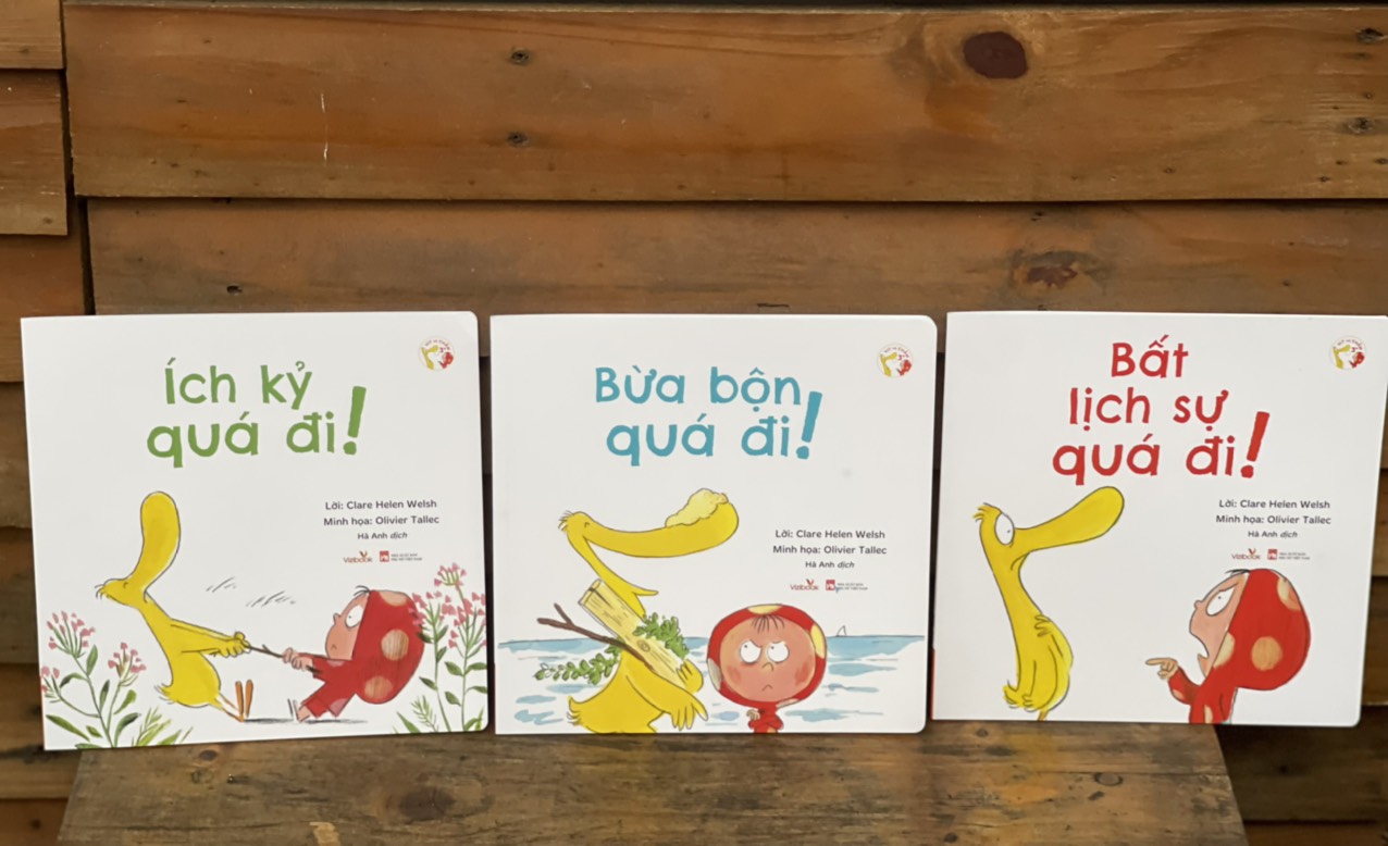 VỊT VÀ CHẤM - Clare Helen Welsh - Minh họa: Oliver Tallec - Hà Anh dịch - Vizibook - bìa mềm, in màu