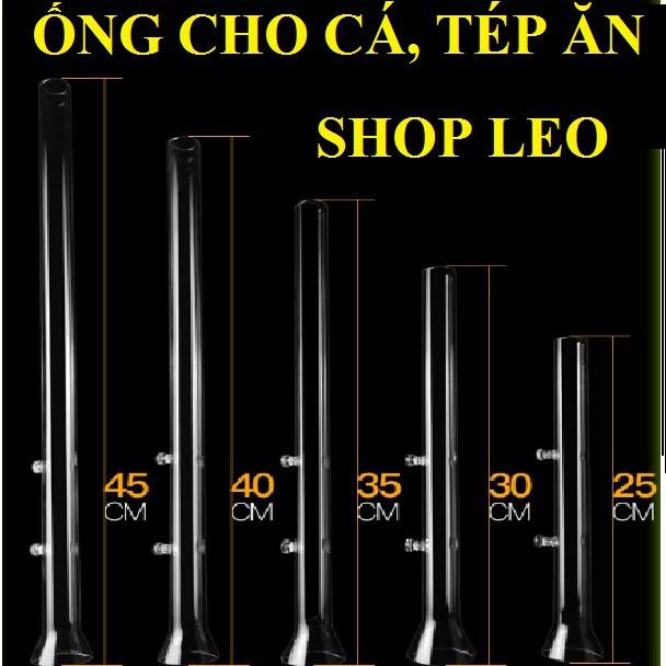 ỐNG THỦY TINH CHO CÁ TÉP ĂN - ỐNG THỦY TINH