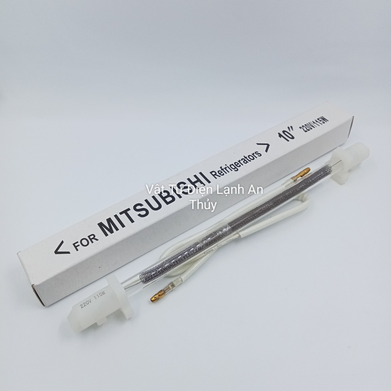 Thanh sấy nhiệt tủ lạnh 10 inch 115w kép - Điện trở phá băng tủ lạnh 10 inch 115w kép - bóng sấy xả đá tủ lạnh 10 inch