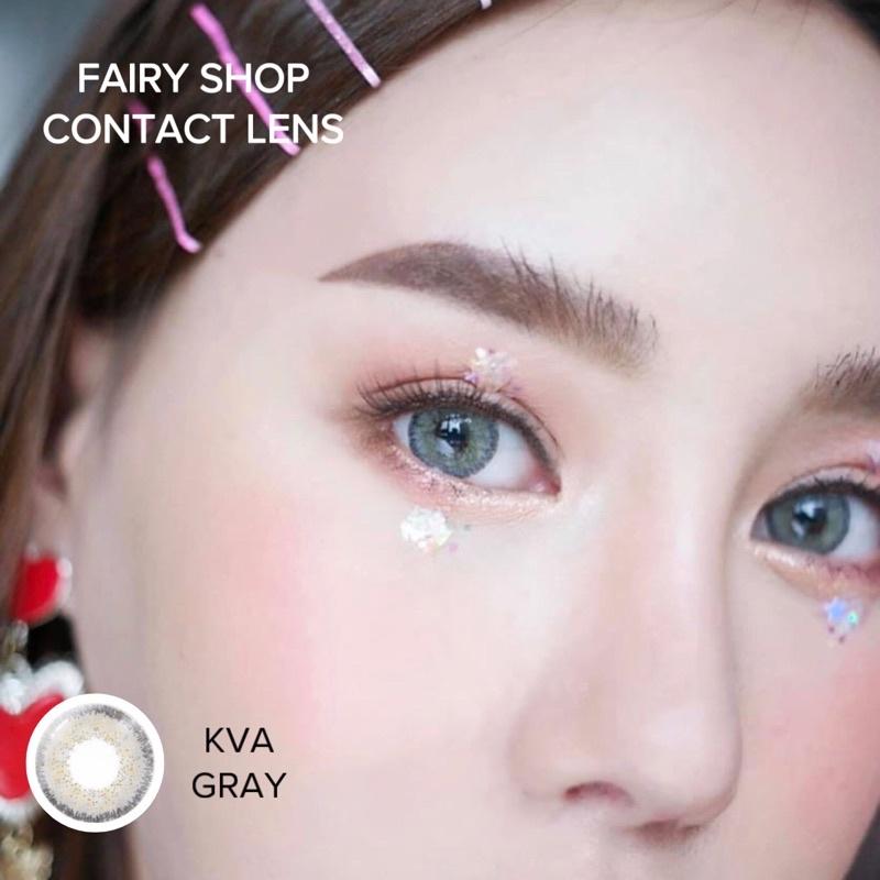 Kính Áp Tròng NOBLUK GRAY KVA 14.0mm - Kính Áp Tròng FAIRY SHOP CONTACT LENS độ 0 đến 6