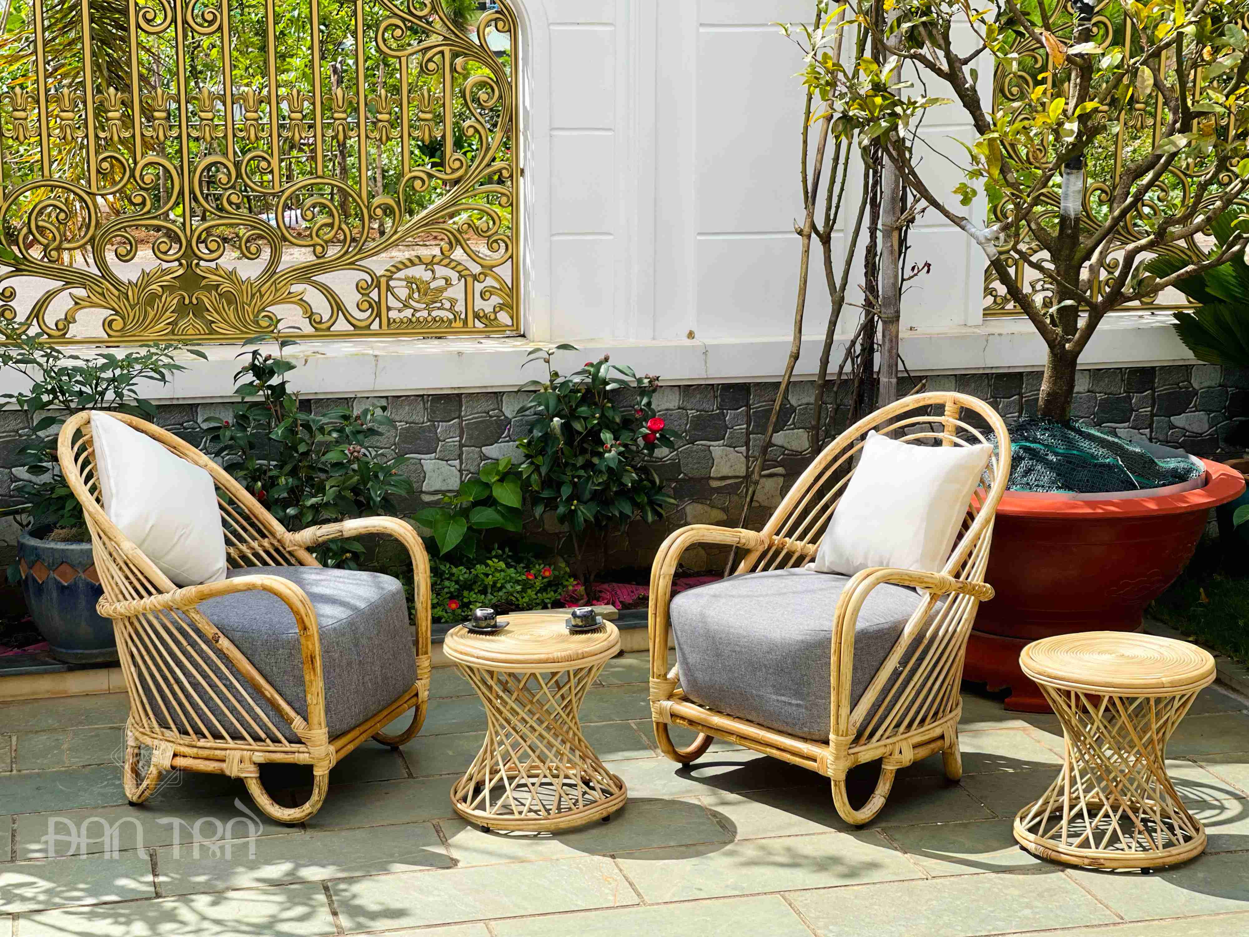 Ghế Mây Ốc Sên ĐAN TRÀ, Ghế Nail Mây Cho Quán, Ghế Spa, Ghế Decor Phòng, Xưởng Mây Tre ĐAN TRÀ