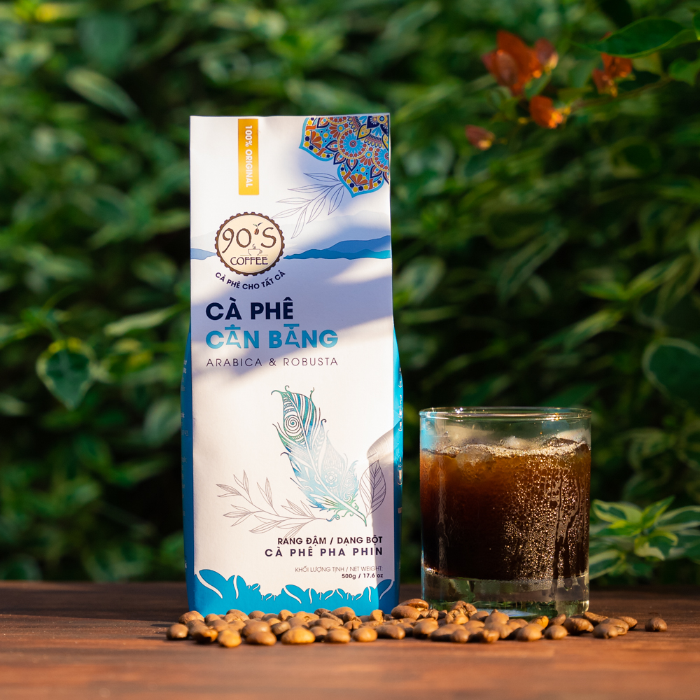 Cà Phê Cân Bằng - 90S Coffee Vietnam - Rang Xay Nguyên Chất - Chuyên Pha Phin