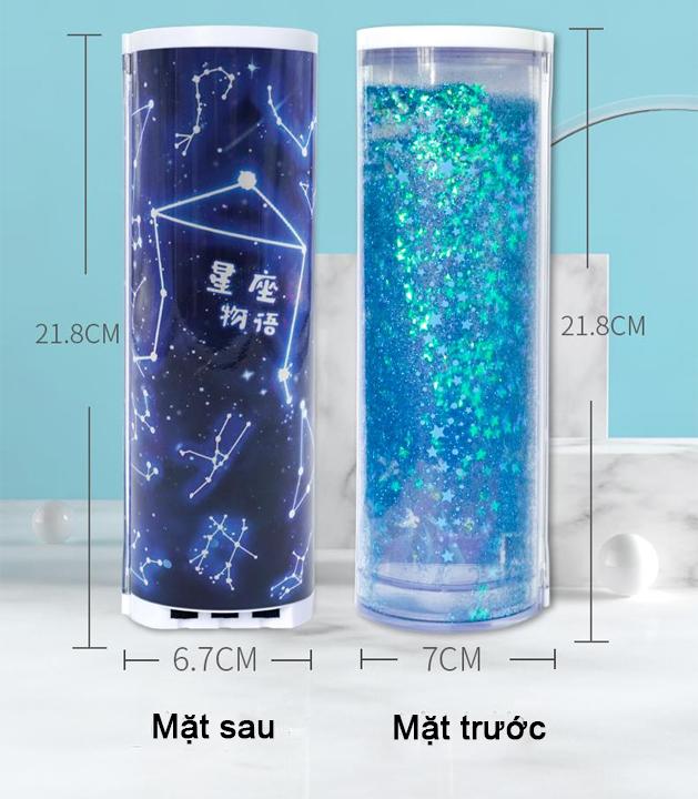 Hộp bút đa năng có mật khẩu thông minh màu xanh dương