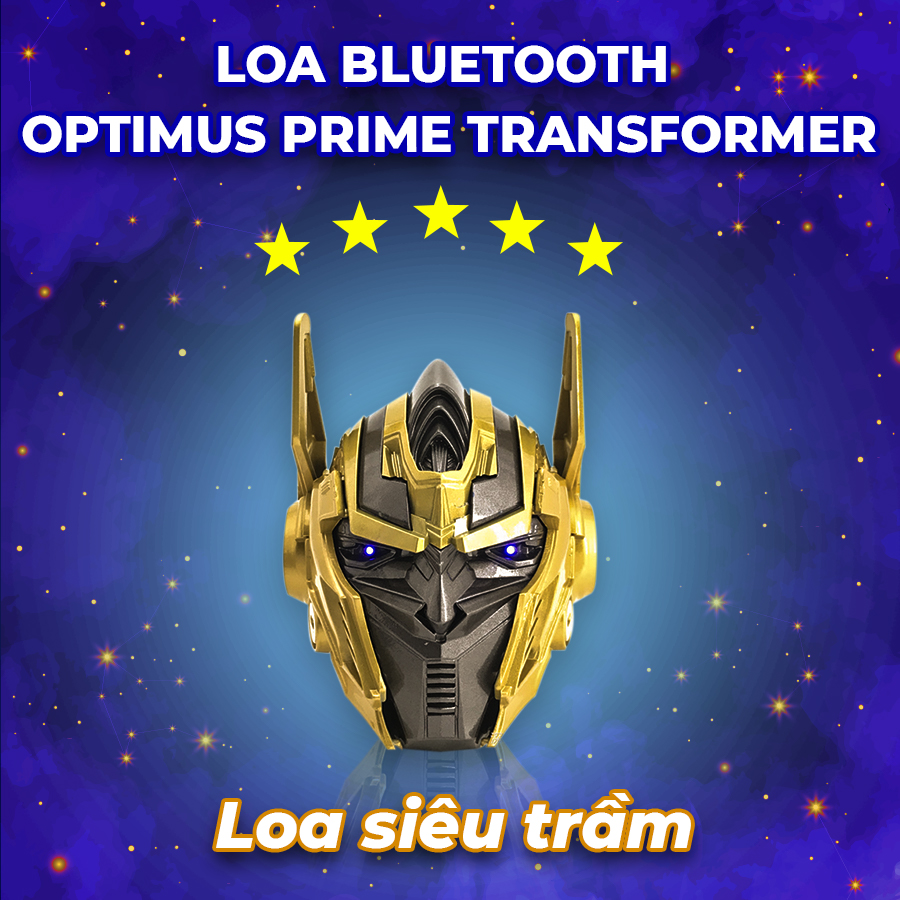 Loa Bluetooth Optimus Prime Transformer, Loa Siêu Trầm, Chất Lượng Âm Thanh Vượt Trội