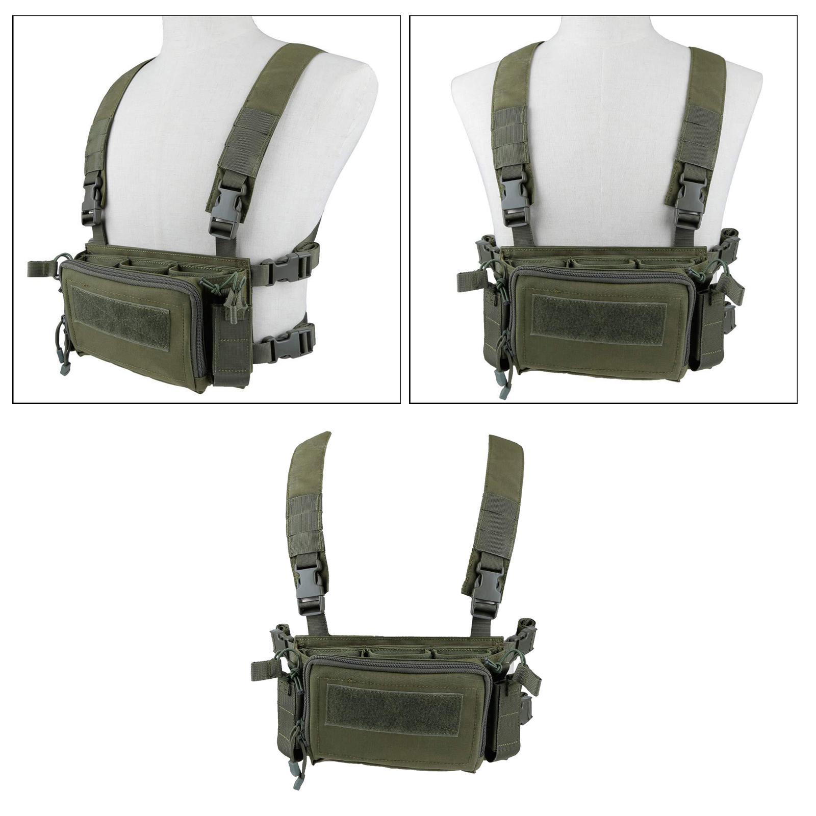 Vest with Pouch Molle Chest Plate Carrier