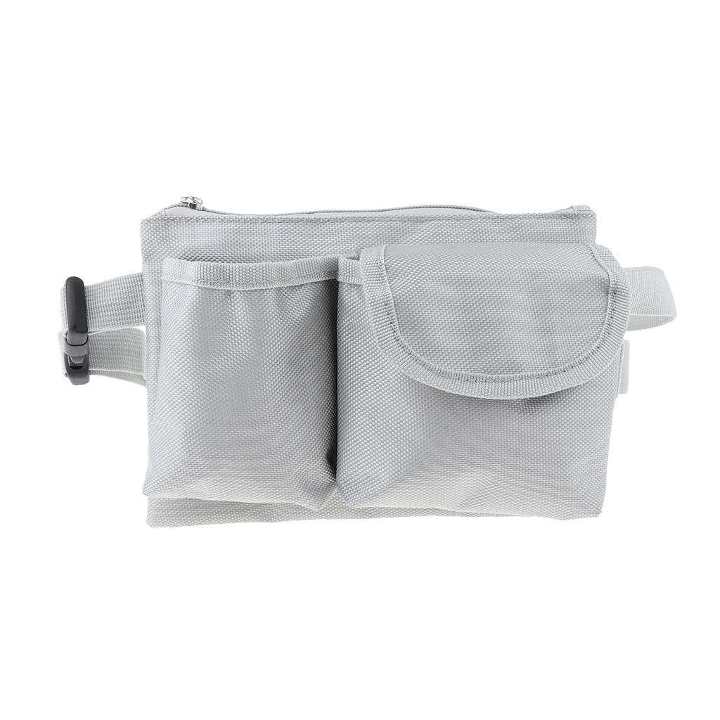 Gardening Tool Waist Bag Belt Heavy Duty Oxford Tool Apron with 3 Pockets of Different Sizes