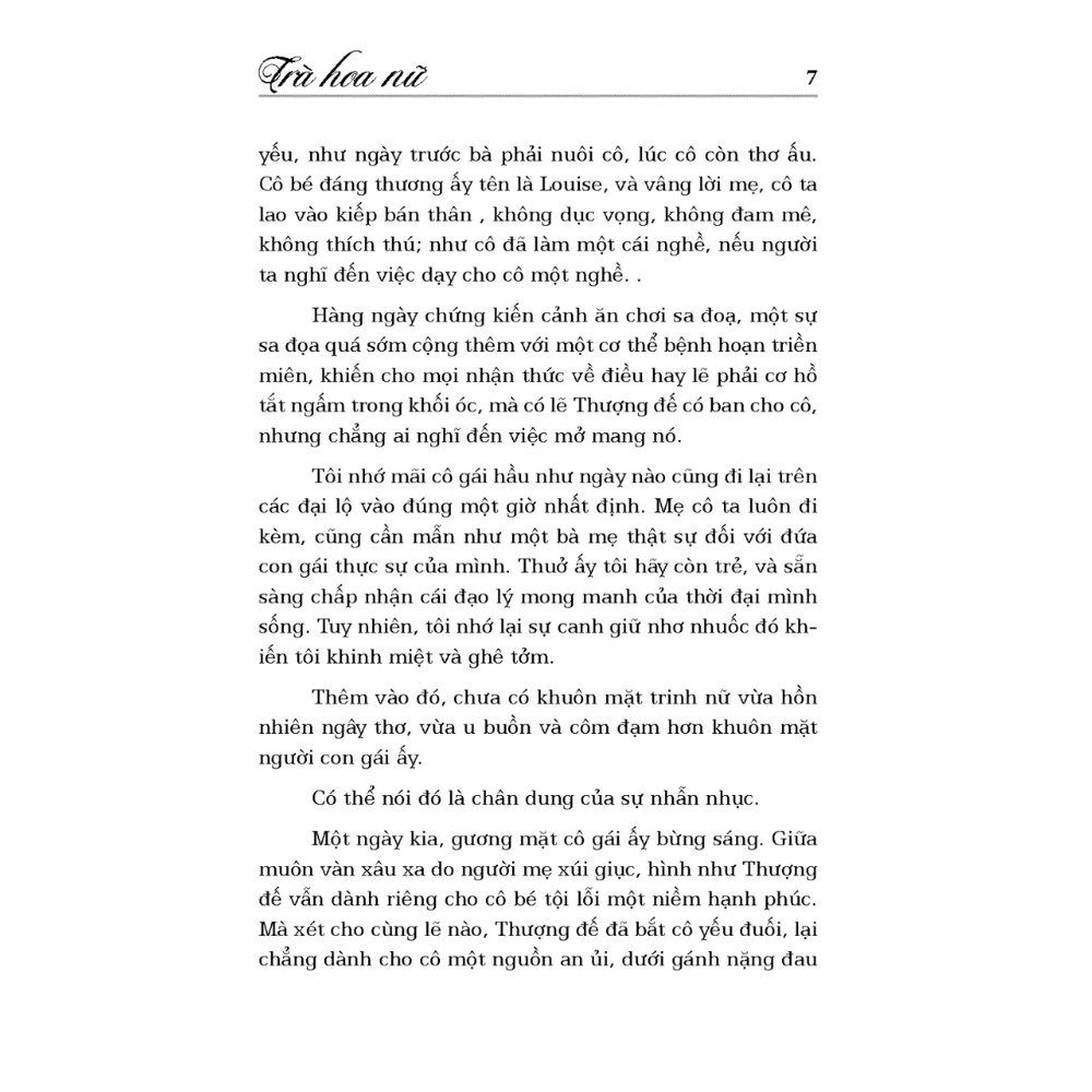 Trà Hoa Nữ - Tái Bản