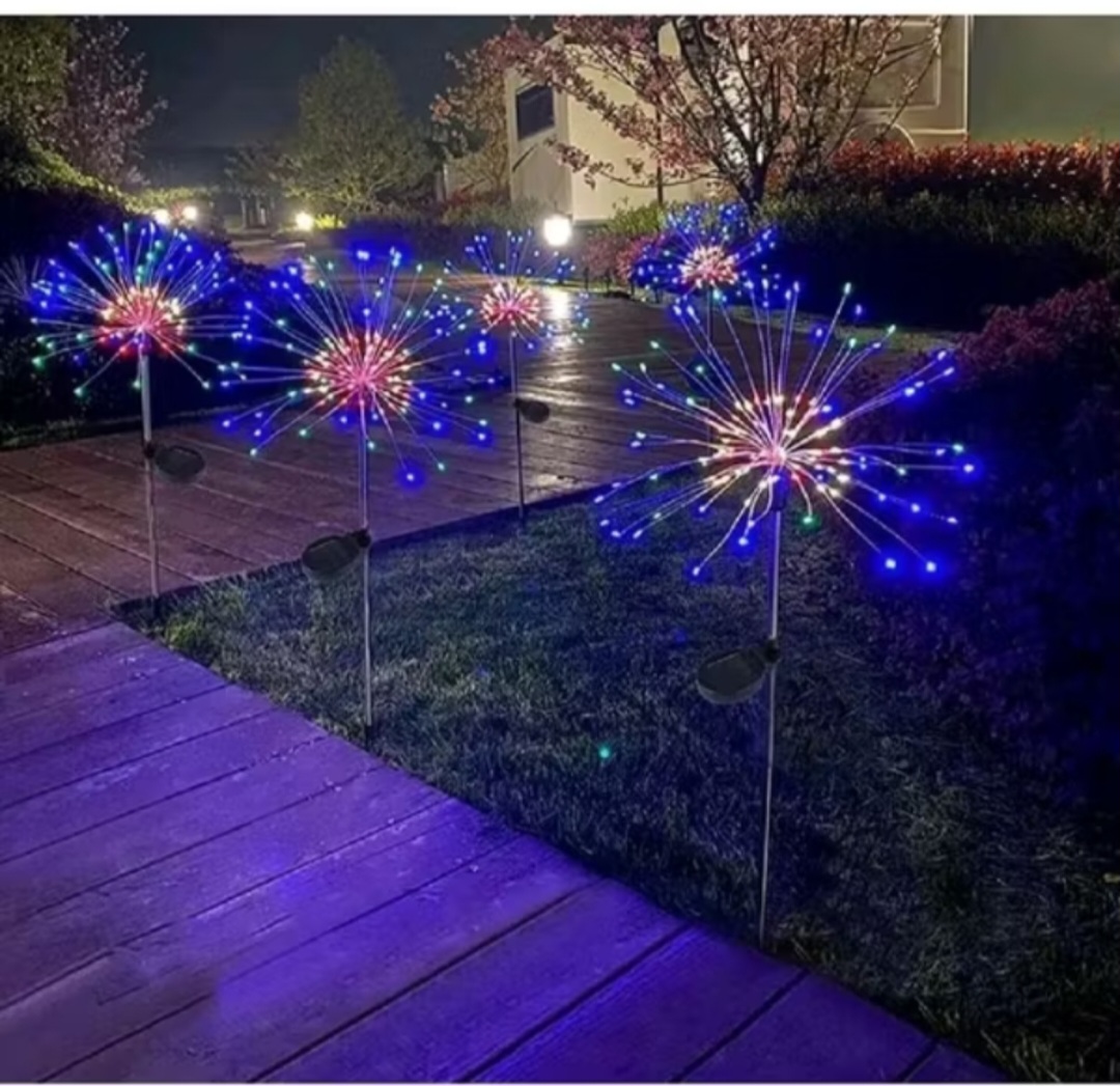 ĐÈN LED TRANG TRÍ SÁNG PHAO HOA NĂNG LƯỢNG CẢM BIẾN HIỆU ỨNG MÀU SẮC ĐẸP LUNG LINH