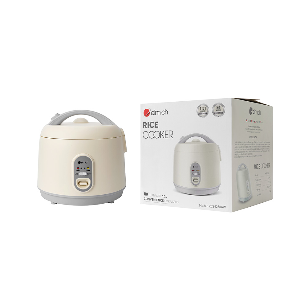 Nồi cơm điện Elmich RCE9258, dung tích 1.2L - Hàng chính hãng