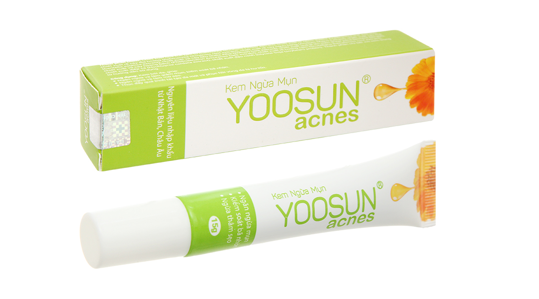 Kem bôi da YOOSUN ACNES Hỗ Trợ Ngừa Mụn (Tuýp 15gr)