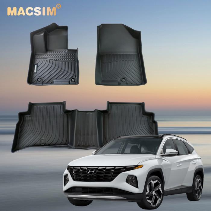 Tucson-Thảm lót sàn xe ô tô Hyundai Tucson 2022 Nhãn hiệu Macsim chất liệu nhựa TPE hàng loại 2
