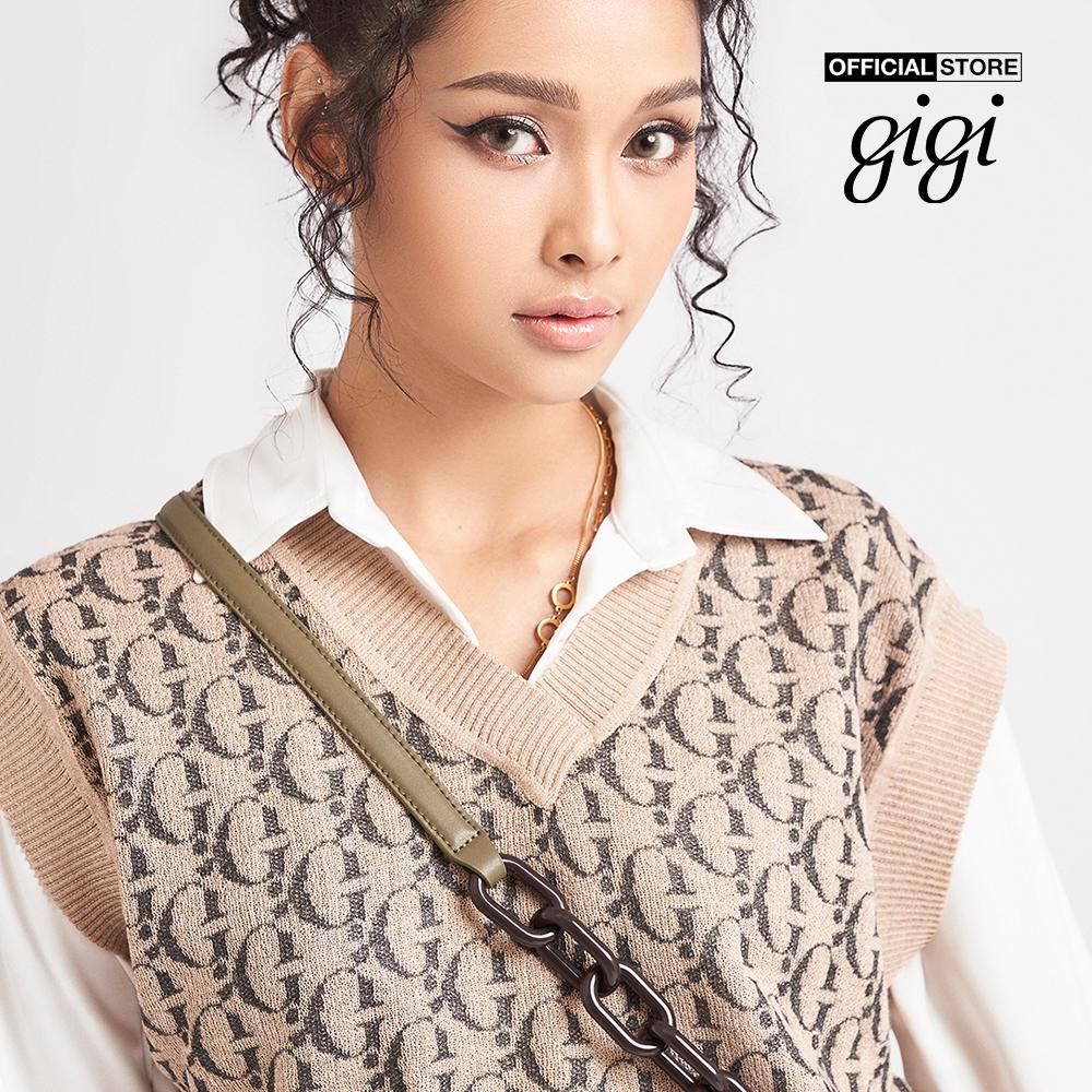 GIGI - Áo ghile nữ cổ V phom suông hiện đại G1303K222714