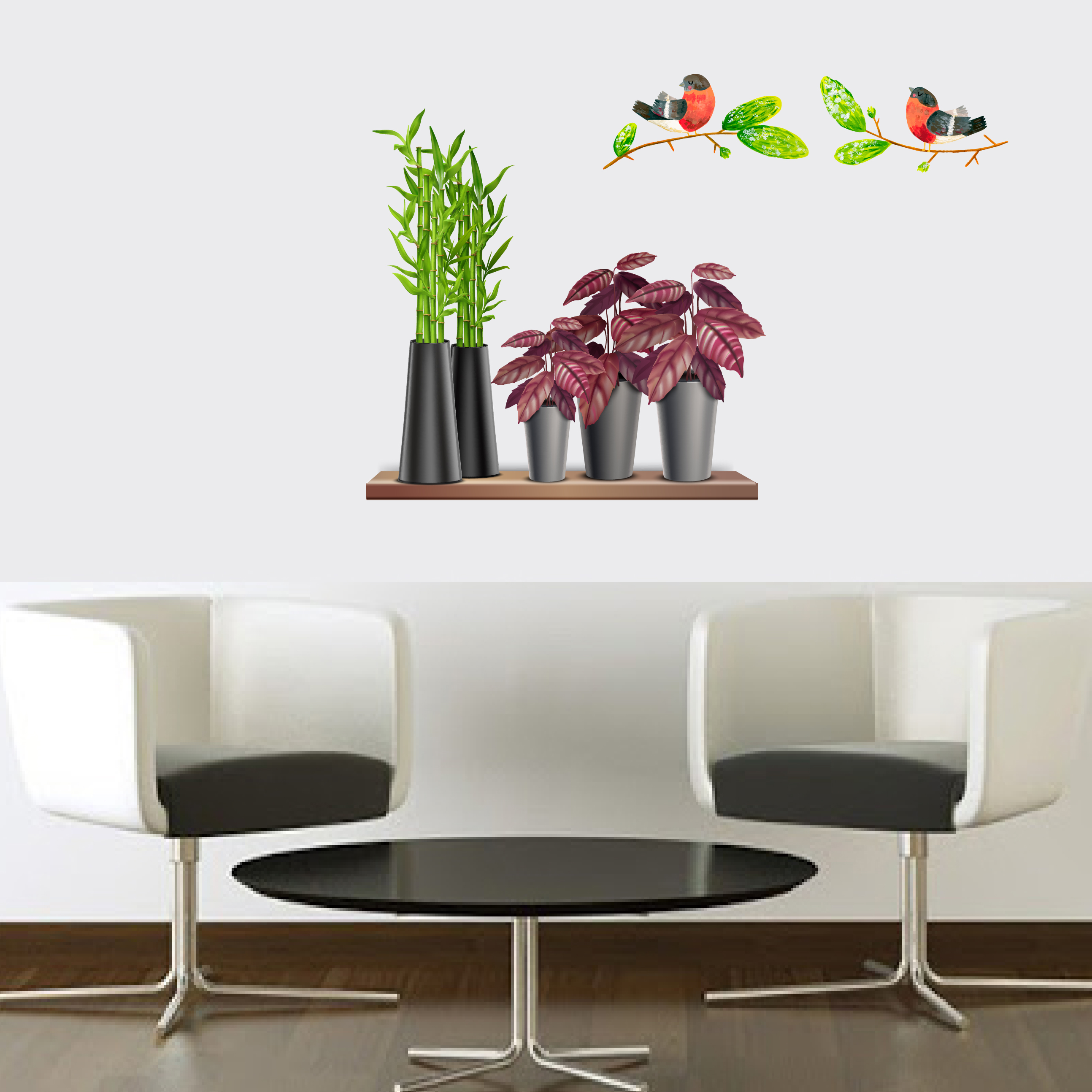 Decal trang trí quán số 47