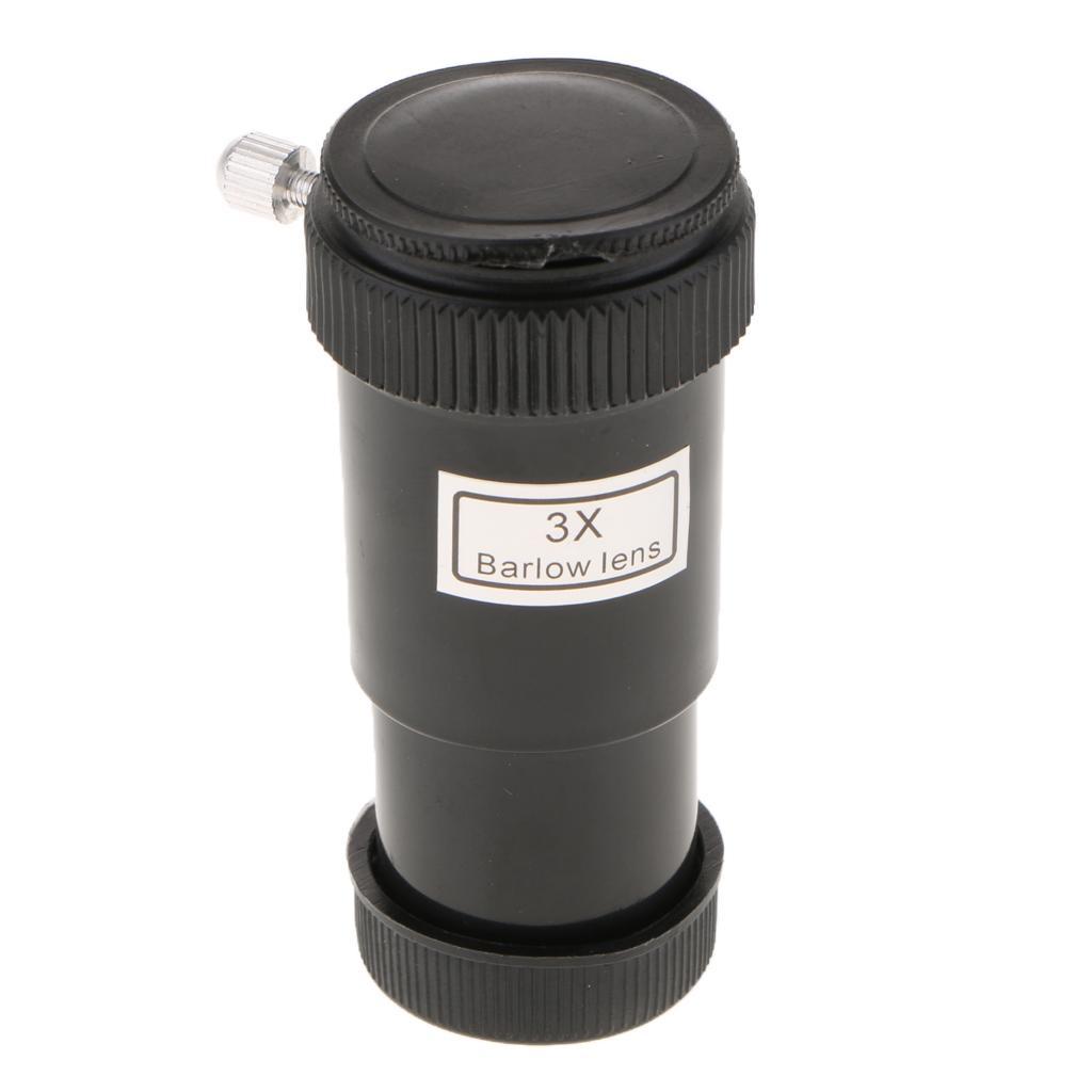 2-3pack 3X Magnification Barlow Lens '0.965'/24.5mm Plastic for Telescope