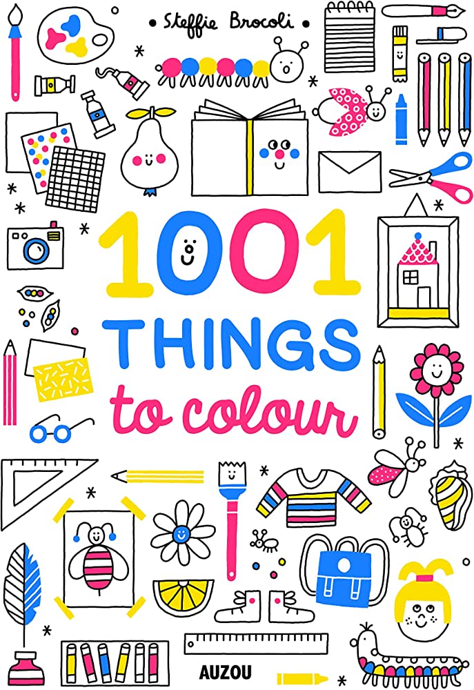Sách tô màu cho bé tiếng Anh: 1001 Things To Colour