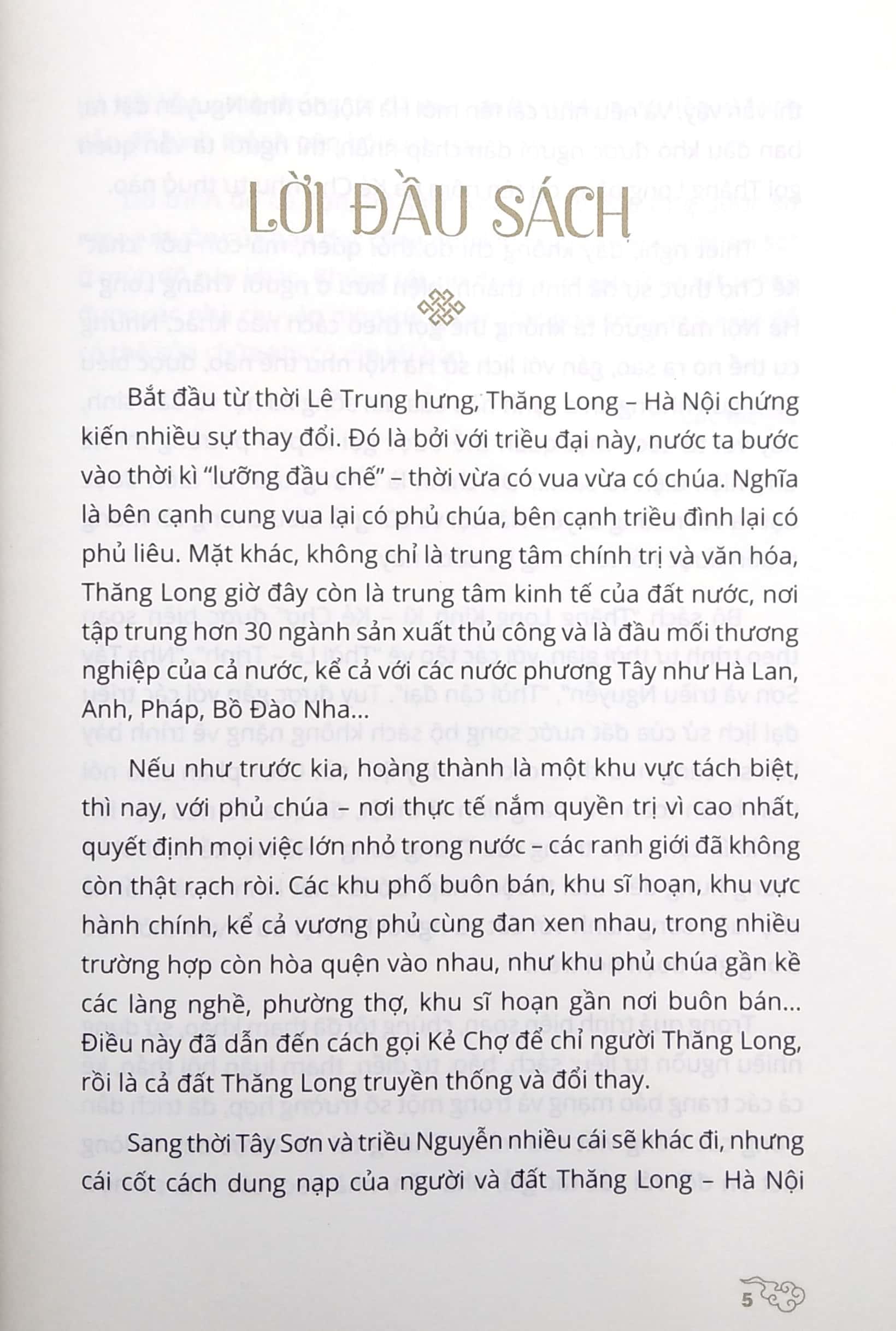 Sách Thăng Long Kinh Kì - Kẻ Chợ - Thời Lê Trịnh