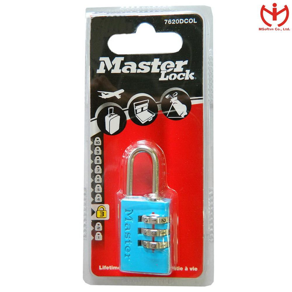 Ổ khóa số Vali Master Lock 7620 EURDCOL - MSOFT