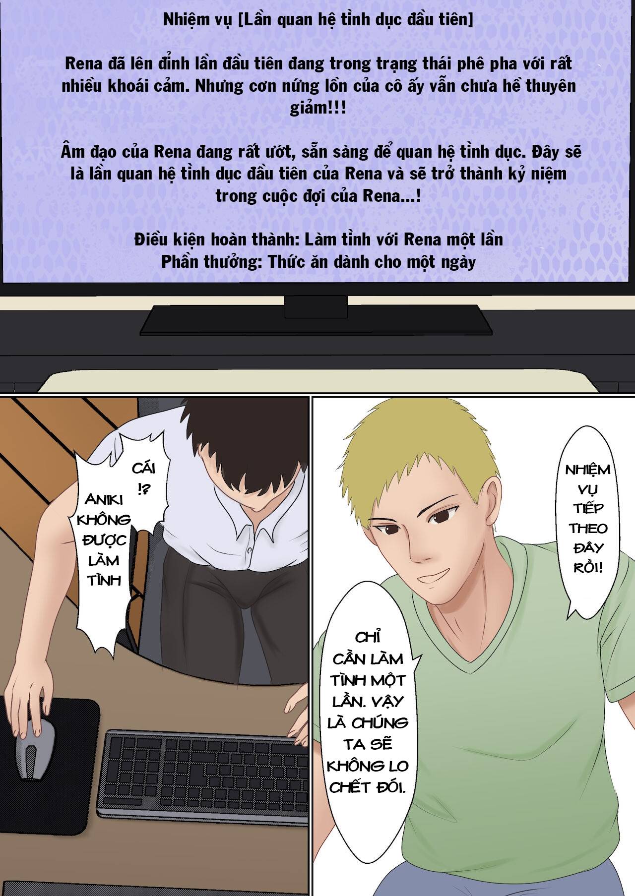 bạn gái tôi phải làm tình với anh trai tôi thì mới thoát ra được chapter 1 28