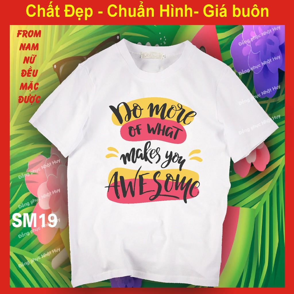 Áo phông SM16.1 đủ size, du lịch, chơi, nhóm, đồng phục