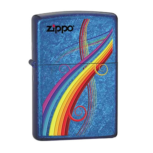Bật Lửa Zippo 24806 - Bật Lửa Zippo Rainbow Cerulean Sapphire