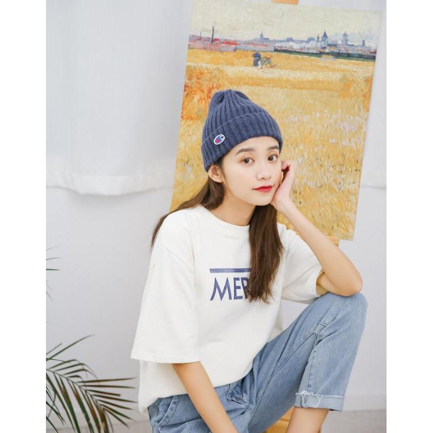 Áo Thun Rộng Tay Lỡ MERCI Hàn Xẻng