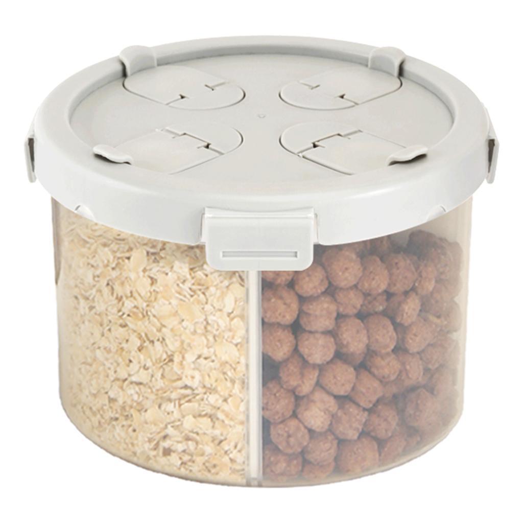 2x Multifunction Food Storage Tank Kitchen Supplies Cereal Container Bottle