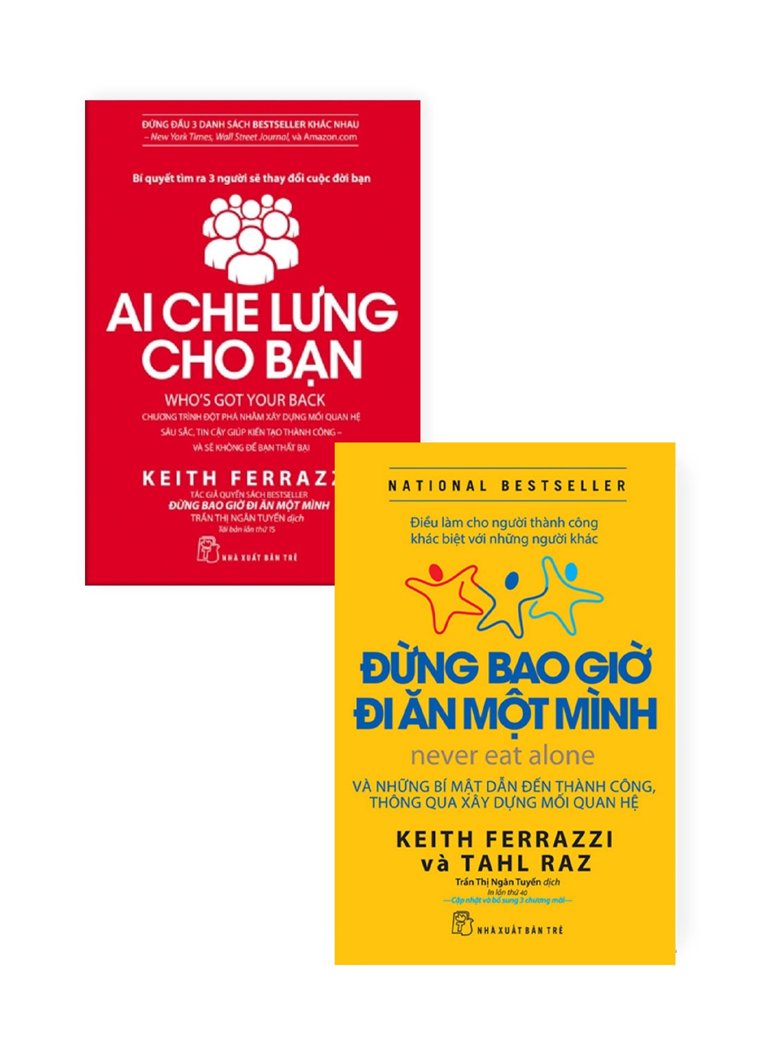 Combo 2 Cuốn Sách Ai Che Lưng Cho Bạn Đừng Bao Giờ Đi Ăn Một Mình