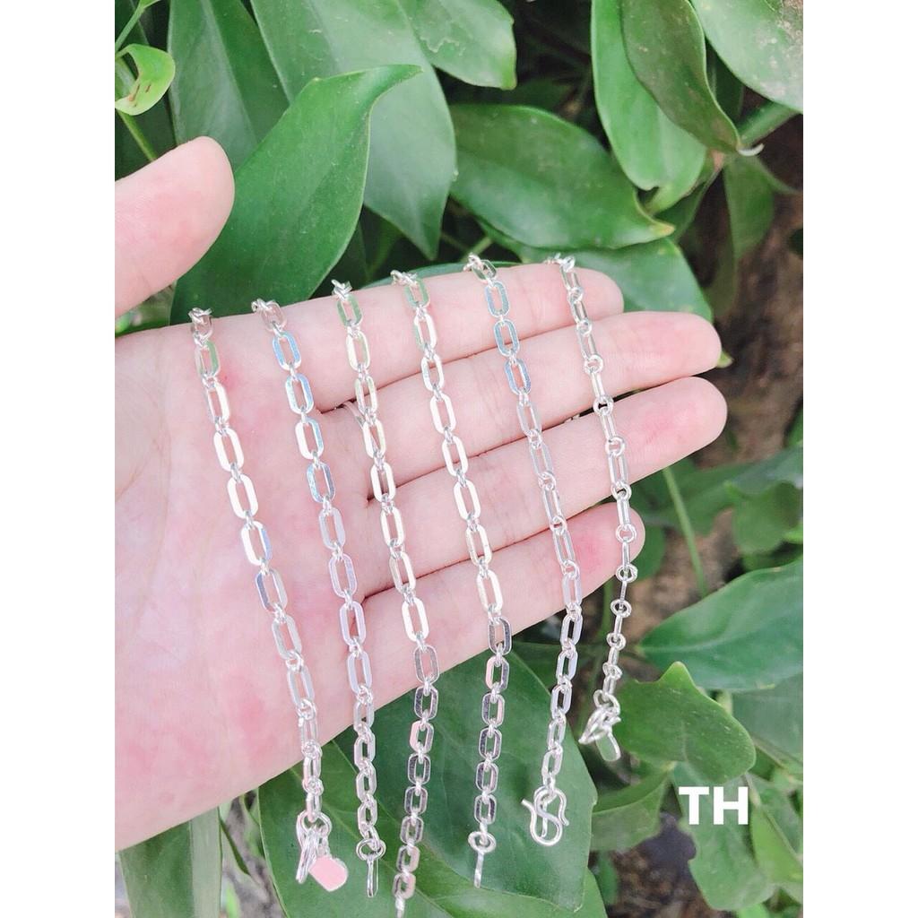 LẮC TAY NỮ BẠC TA DẠNG DÂY XÍCH