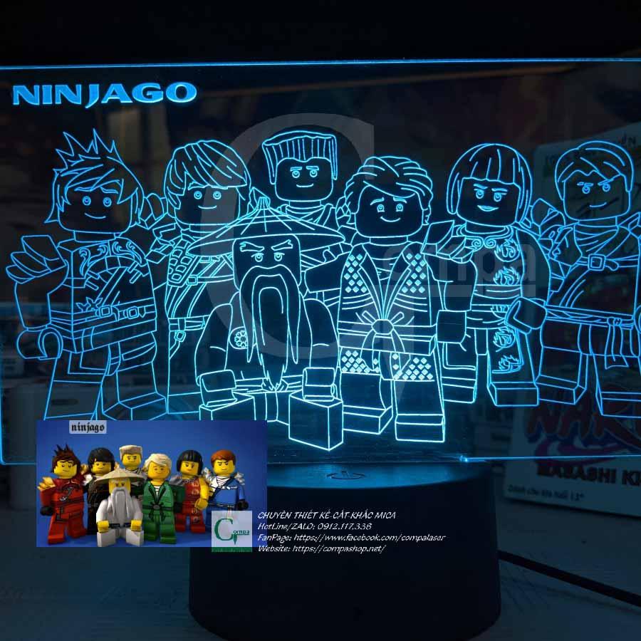 Đèn Ngủ NinjaGo 16 MÀU TUỲ CHỈNH ANJGO0101