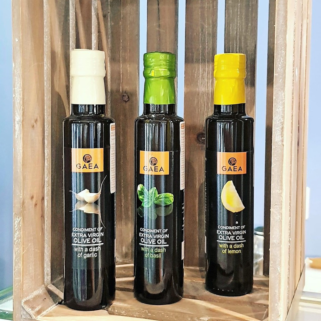 Dầu Ô Liu Nguyên Chất Gaea Hương Vị Tỏi