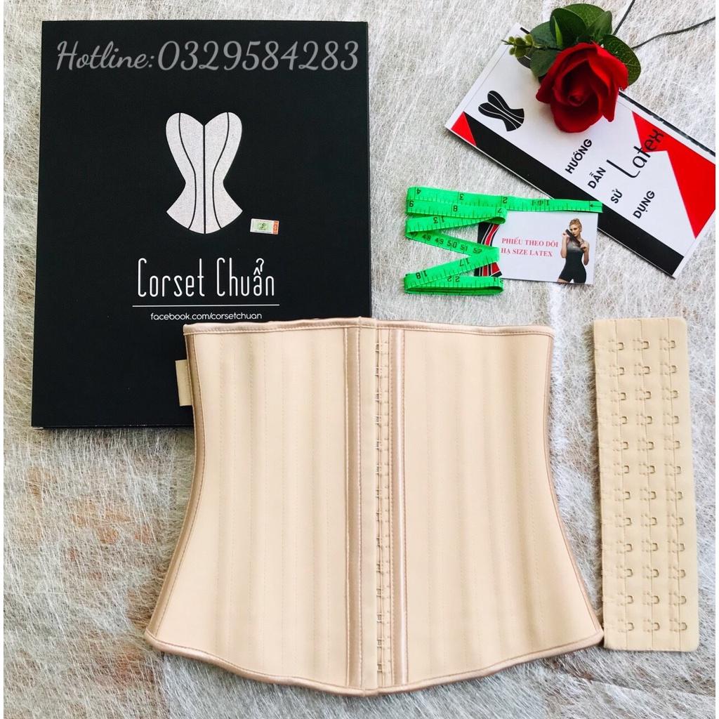 Đai nịt bụng latex Hy Lạp 25 xương - Đai latex thông hơi nhập khẩu - Gen nịt bụng định hình