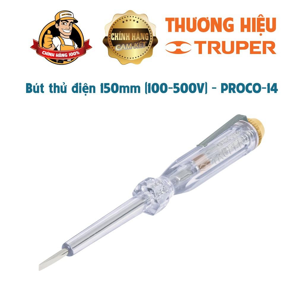 Tua vít,Bút thử điện 150mm Truper PROCO-14