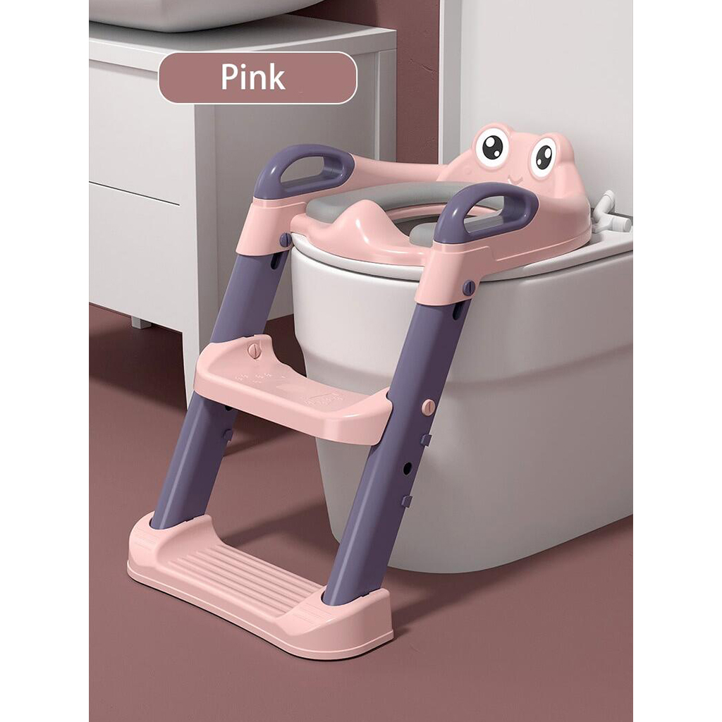 Thang Bô Vệ Sinh Cho Bé - Bệ Bồn Cầu Cho Bé Mầm Non