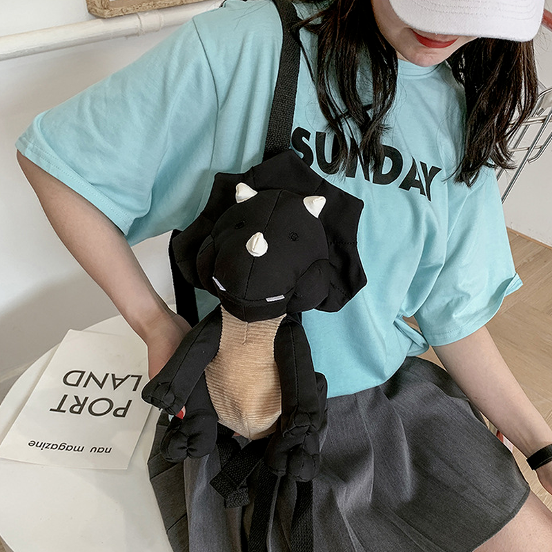 2021 Mới 3D Khủng Long Ba Lô Sáng Tạo Thời Trang Cha Mẹ-Con Ba Lô Bé Gái Dễ Thương Hoạt Hình Hình Khủng Long Túi Chống Nước Kid Túi