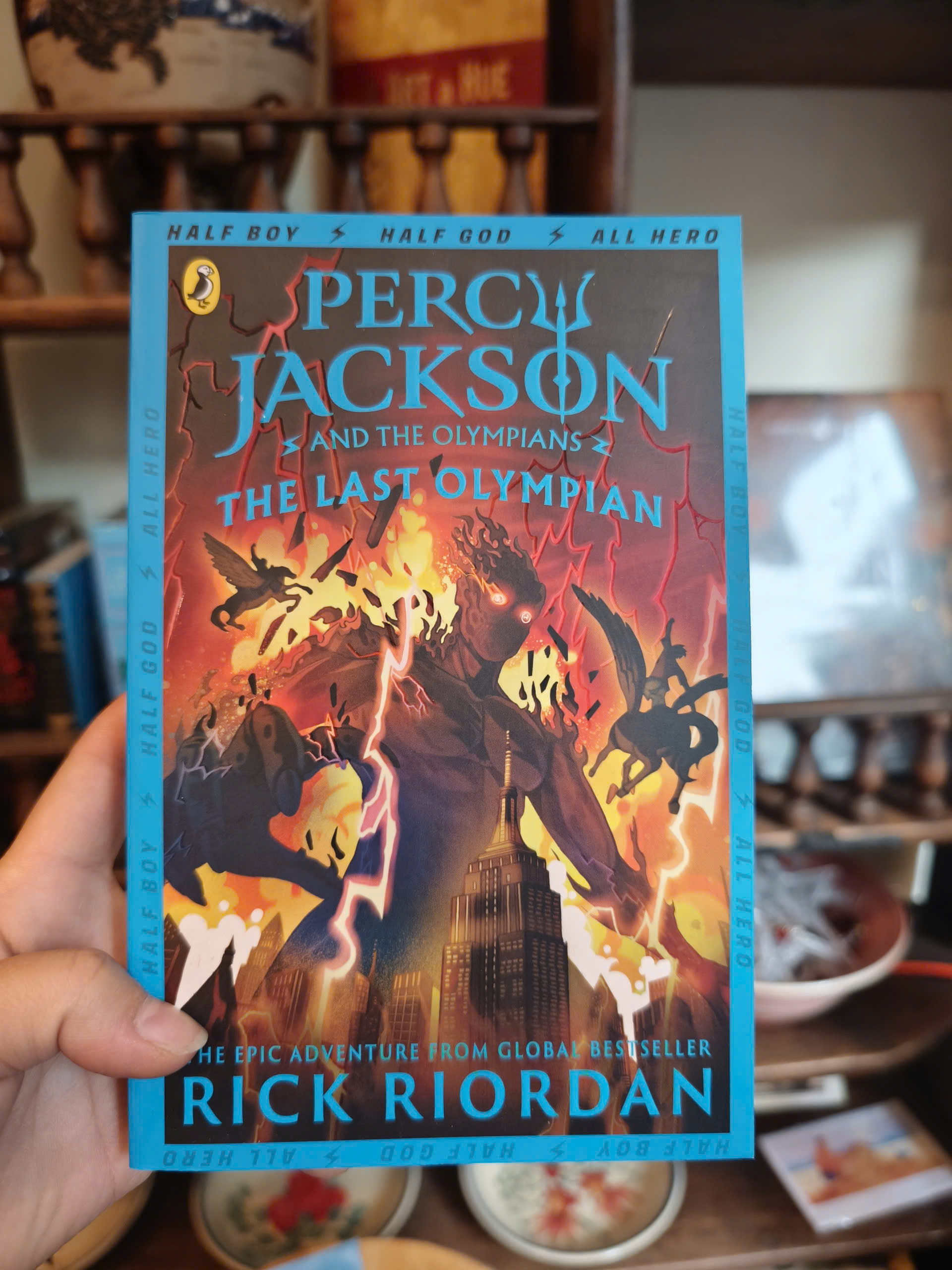 Sách - Percy Jackson and The Olympians : The Last Olympian by Rick Riordan|Sách tiếng anh| Thiếu nhi