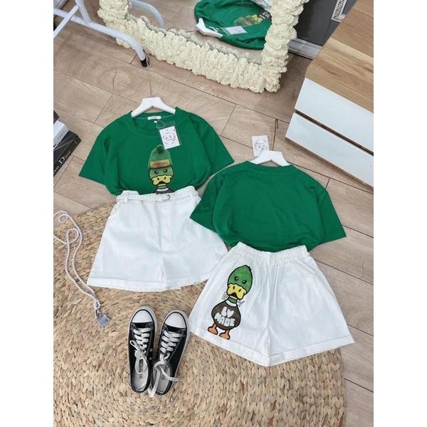 Set Bộ Áo+Quần Siêu Sịn Chất Liệu Cotton,Không Xù,Bao Mền Mịn From Rộng Thoáng Mát T205